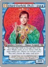 【Foil】《Richard Garfield, Ph.D.》 青R[UNH] 青R