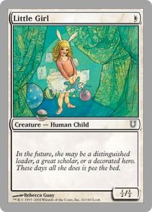【Foil】《Little Girl》[UNH] 白C