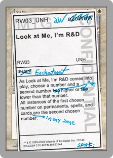 《Look at Me, I'm R&D》[UNH] 白R