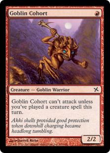 《ゴブリンの群勢/Goblin Cohort》[BOK] 赤C