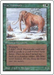 《ウォー・マンモス/War Mammoth》[2ED] 緑C