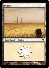 【Foil】(290)《平地/Plains》[CHK] 土地