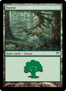 【Foil】(306)《森/Forest》[CHK] 土地