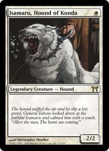 《今田家の猟犬、勇丸/Isamaru, Hound of Konda》[CHK] 白R