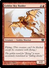 【Foil】《ゴブリンの空襲部隊/Goblin Sky Raider》[9ED] 赤C