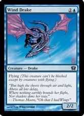 【Foil】《風のドレイク/Wind Drake》[9ED] 青C