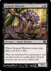 【Foil】《蛇人間の戦士/Serpent Warrior》[9ED] 黒C