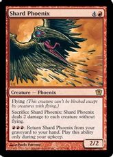 【Foil】《陶片のフェニックス/Shard Phoenix》[9ED] 赤R