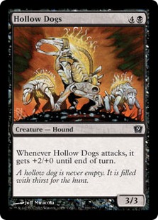【Foil】《虚ろの犬/Hollow Dogs》[9ED] 黒C
