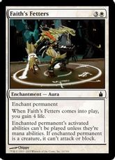 【Foil】《信仰の足枷/Faith's Fetters》[RAV] 白C