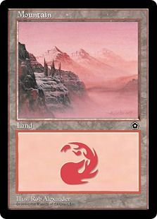 (A/Red)《山/Mountain》[PO2] 土地