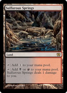 【Foil】《硫黄泉/Sulfurous Springs》[9ED] 土地R