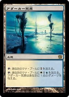 【Foil】《アダーカー荒原/Adarkar Wastes》[9ED] 土地R