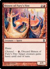 【Foil】《憤怒の炎の思念/Shinen of Fury's Fire》[SOK] 赤C