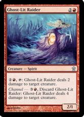 【Foil】《霊光の略奪者/Ghost-Lit Raider》[SOK] 赤U