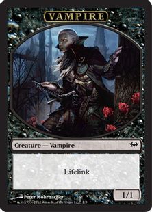 (002)《吸血鬼トークン/Vampire Token》[DKA] 黒