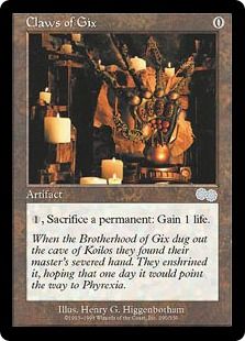 ギックスのかぎ爪/Claws of Gix》[USG] 茶U | 日本最大級 MTG通販 