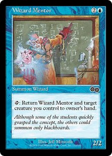 《魔術師の導師/Wizard Mentor》[USG] 青C
