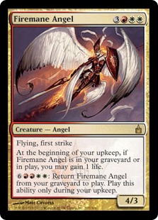 《炎まといの天使/Firemane Angel》[RAV] 金R