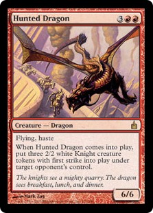 【Foil】《狩り立てられたドラゴン/Hunted Dragon》[RAV] 赤R