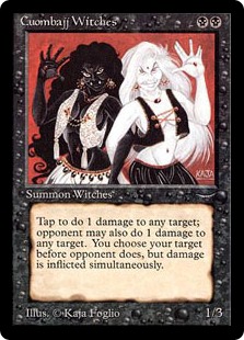 《クォムバッジの魔女/Cuombajj Witches》[ARN] 黒C