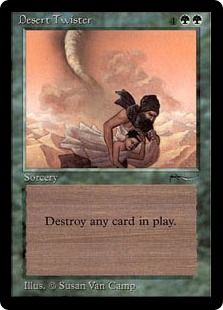 《砂漠の竜巻/Desert Twister》[ARN] 緑U