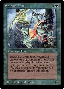 《アーナム・ジン/Erhnam Djinn》[ARN] 緑R