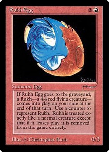 《ルフ鳥の卵/Rukh Egg》[ARN] 赤C