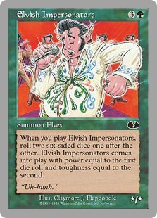 《Elvish Impersonators》[UGL] 緑C