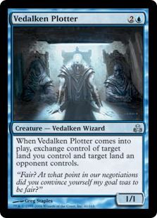 《ヴィダルケンの策謀者/Vedalken Plotter》[GPT] 青U