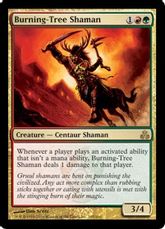 【Foil】《炎樹族のシャーマン/Burning-Tree Shaman》[GPT] 金R