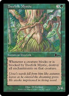 《ツリーフォークの神秘家/Treefolk Mystic》[ULG] 緑C