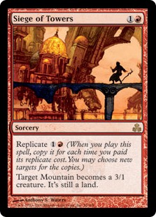 【Foil】《塔の包囲/Siege of Towers》[GPT] 赤R