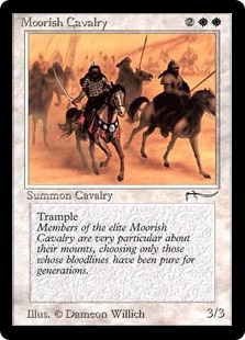 《ムーア人の騎兵/Moorish Cavalry》[ARN] 白C
