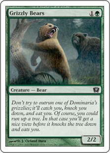 《灰色熊/Grizzly Bears》[9ED] 緑C