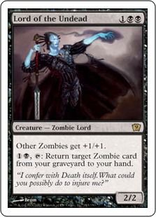 《アンデッドの王/Lord of the Undead》[9ED] 黒R
