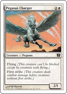 《突撃ペガサス/Pegasus Charger》[9ED] 白C