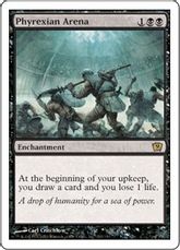 《ファイレクシアの闘技場/Phyrexian Arena》[9ED] 黒R