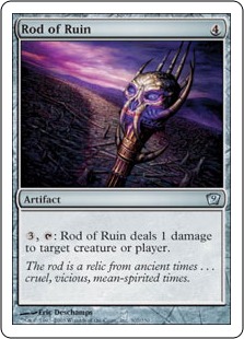 《破滅のロッド/Rod of Ruin》[9ED] 茶U