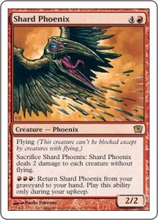 《陶片のフェニックス/Shard Phoenix》[9ED] 赤R