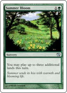 花盛りの夏 Summer Bloom 9ed 緑u 日本最大級 Mtg通販サイト 晴れる屋