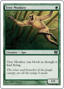 《樹上生活の猿/Tree Monkey》[9ED] 緑C