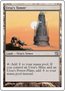 《ウルザの塔/Urza's Tower》[9ED] 土地U