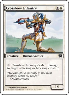 《弩弓歩兵/Crossbow Infantry》[9ED] 白C