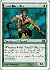 《エルフの狂戦士/Elvish Berserker》[9ED] 緑C