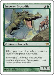 《皇帝クロコダイル/Emperor Crocodile》[9ED] 緑R
