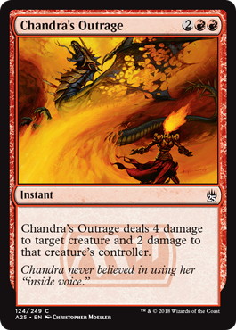 《チャンドラの憤慨/Chandra's Outrage》[A25] 赤C