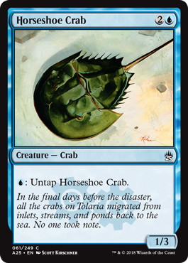 【Foil】《カブトガニ/Horseshoe Crab》[A25] 青C