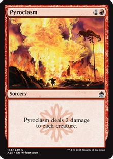 【Foil】《紅蓮地獄/Pyroclasm》[A25] 赤U