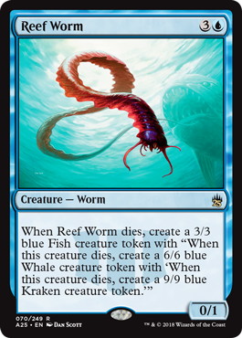 【Foil】《浅瀬蟲/Reef Worm》[A25] 青R